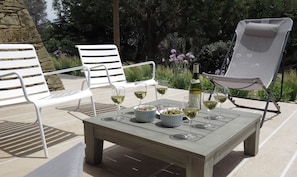Terrace/patio - Sea and hills view, 7 bedrooms, heated swimming pool, Bandol St Cyr/ Mer Sanary (La Cadière-D'azur)