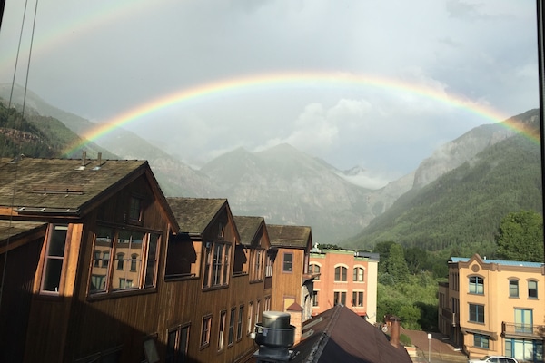 Blick von der Unterkunft