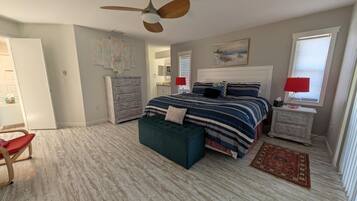 2 soverom, strykejern/-brett, reiseseng for barn og wi-fi (inkludert)