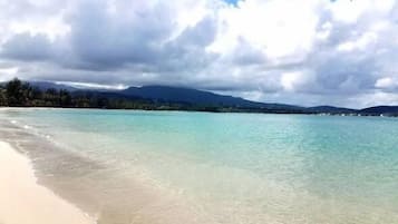 Ubicación a pie de playa, tumbonas y toallas de playa