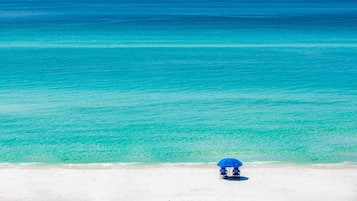 Beach nearby, sun-loungers