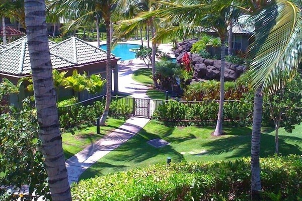 Spectacular pool and hot tub that is only steps from out unit. Book today!!