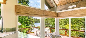 NEWLY REMODELED LAKEFRONT in Coveted Blue Jay Bay