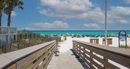 Beachside Villas - lovely 2BR/2BA unit south of 30A, steps from the beach!