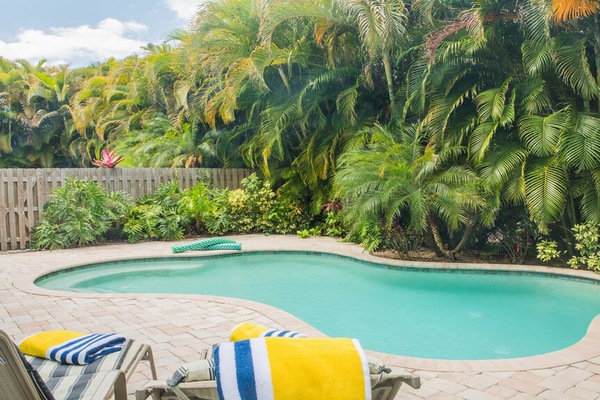 beautiful, private heated pool