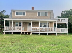 Exterior - Steps to a Private Beach - Renovated w/Ocean Views, A/C, 3 Decks & Fully Stocked (barnstable)