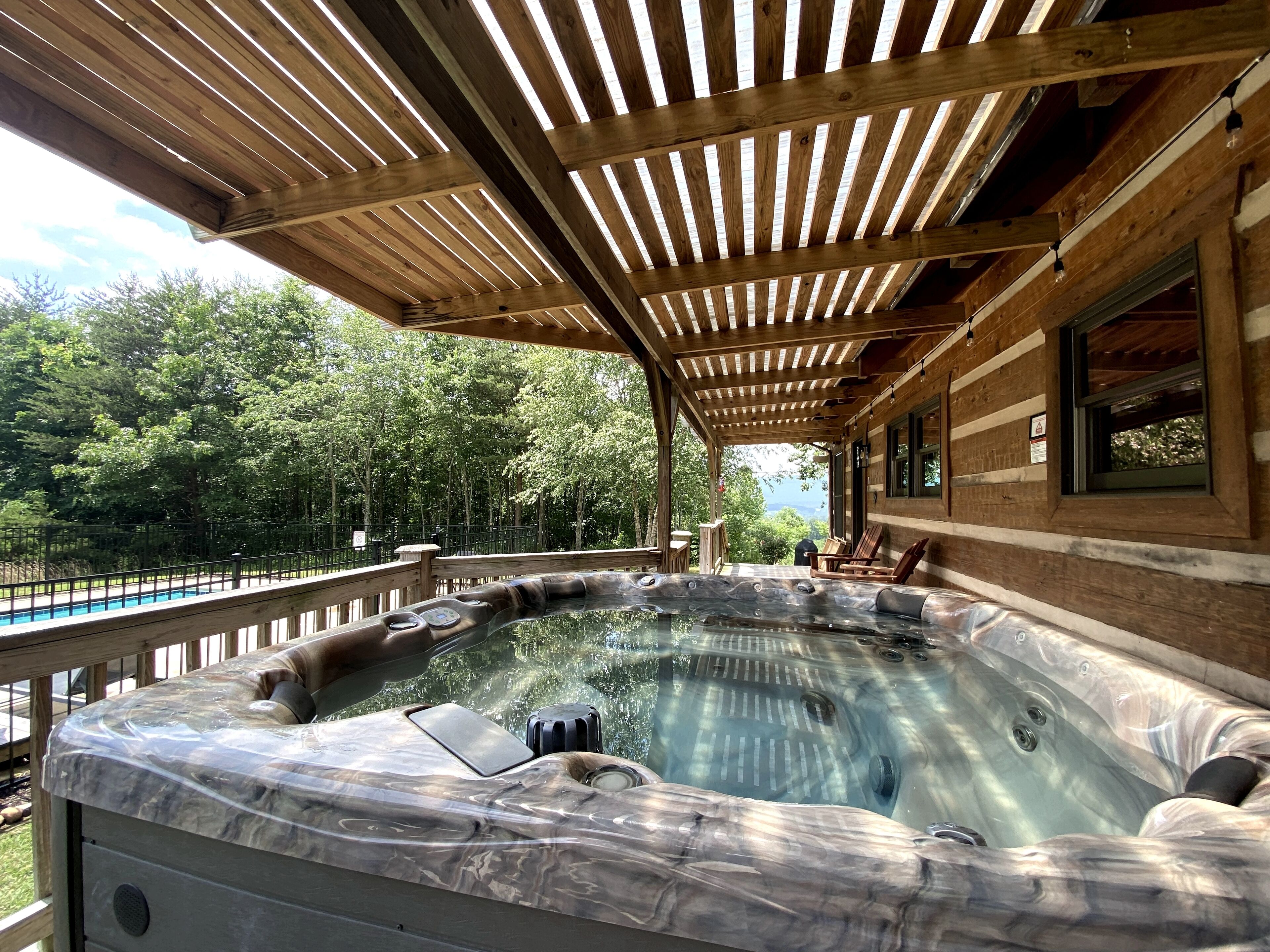 Bain à remous extérieur