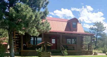 Modern Log Cabin in Colorado Wilderness