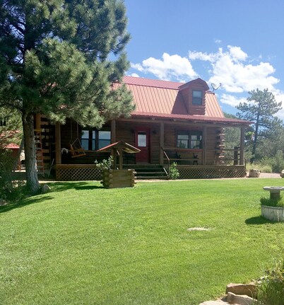Modern Log Cabin in Colorado Wilderness