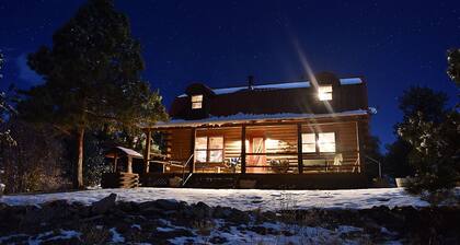 Modern Log Cabin in Colorado Wilderness