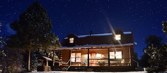 Modern Log Cabin in Colorado Wilderness