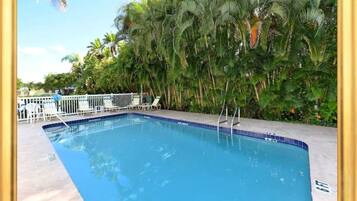 Una piscina riscaldata