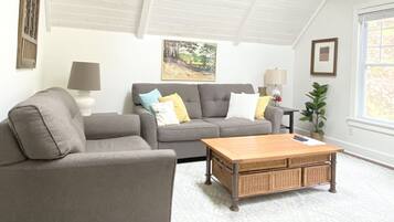 Televisión, reproductor de DVD y videoteca