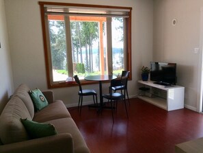 Televisión, chimenea