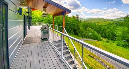 Luxury home w/ two master suites, hot tub, spectacular views, 13 private acres