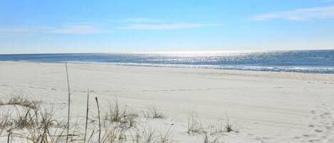 Plage à proximité, chaises longues