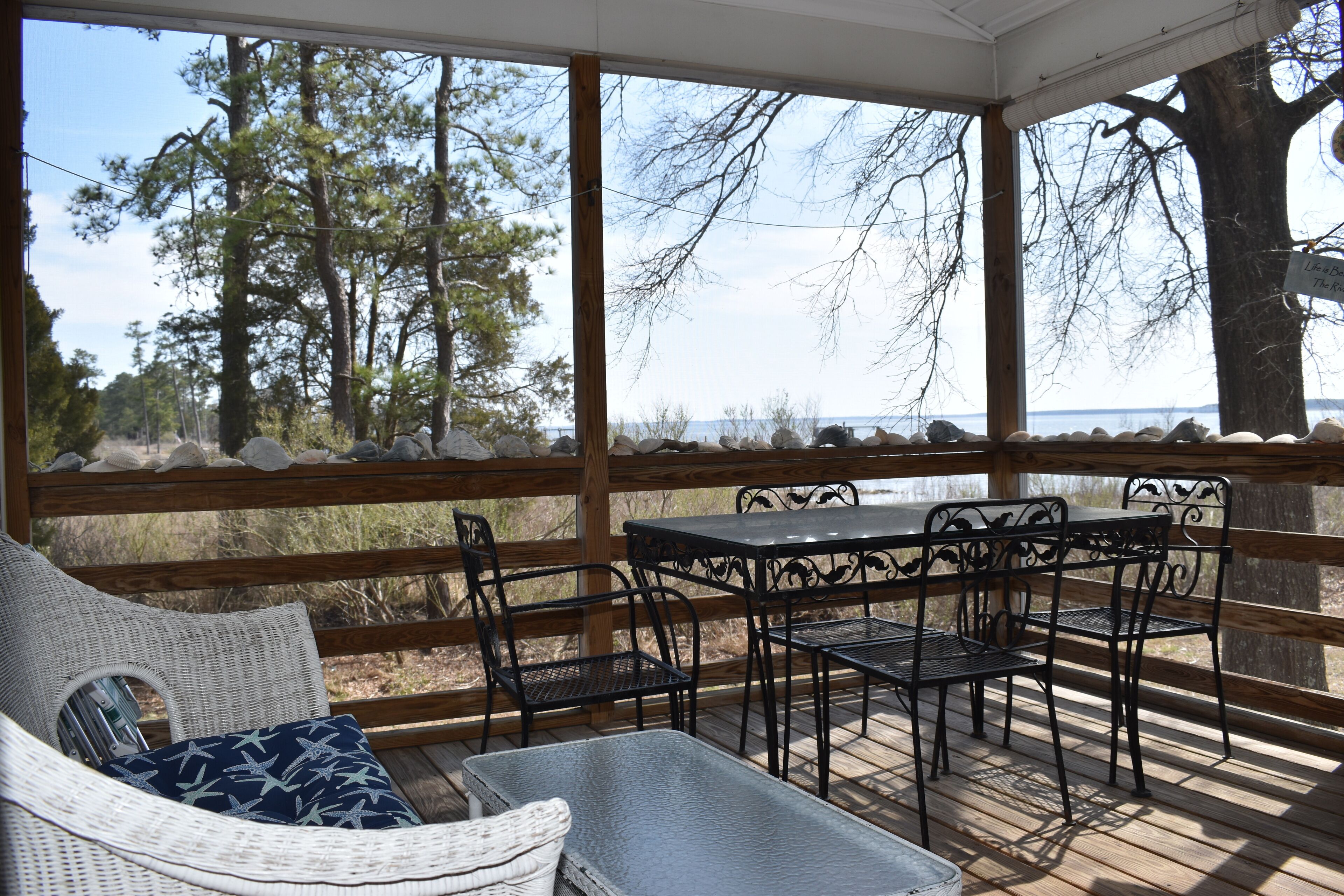 Screened porch