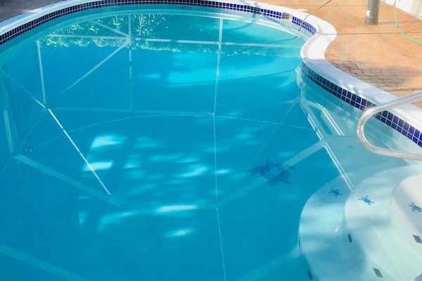 Newly completed: Private, custom made pool made for your enjoyment.