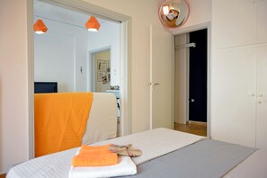 1 makuuhuone, silitysrauta/-lauta, ilmainen Wi-Fi, vuodevaatteet