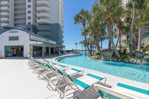 Et oppvarmet basseng