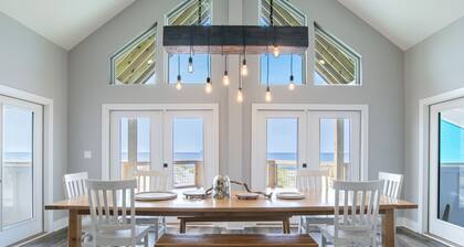 Spacious Beachfront Fort Morgan Home Sleeps 16 with Private Pool & Private Beach