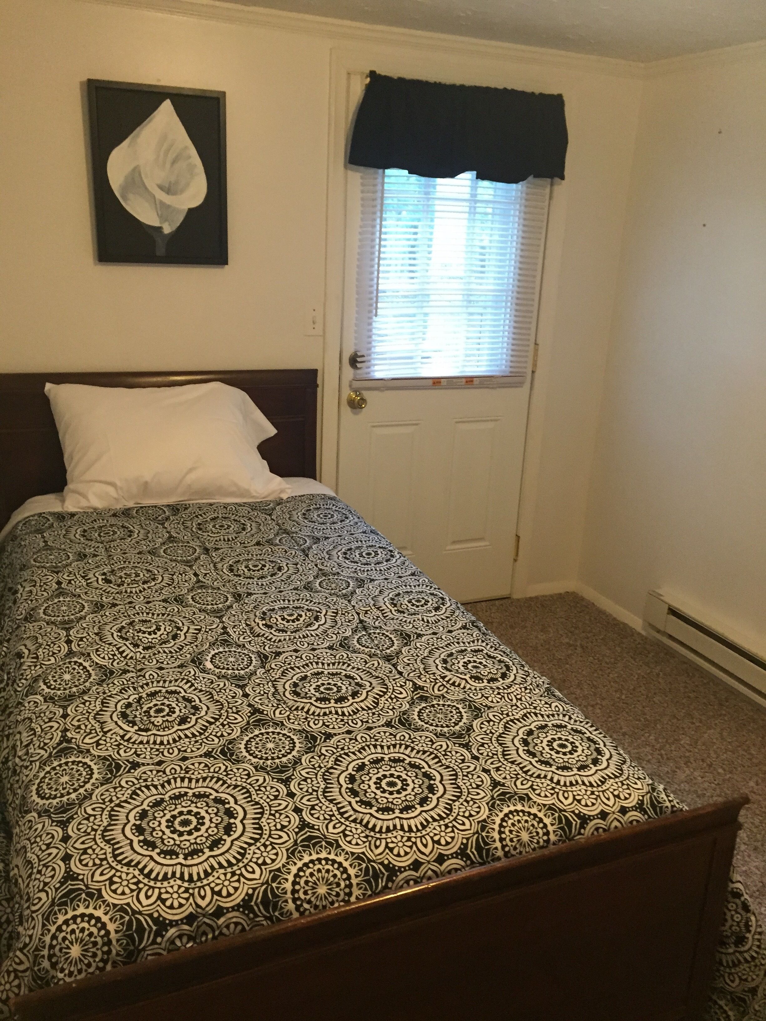 2 slaapkamers, een strijkplank/strijkijzer, wifi, beddengoed