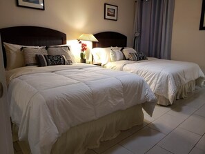 2 bedrooms, desk, iron/ironing board, WiFi