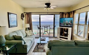 Smart TV, DVD player, books, stereo