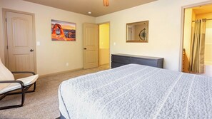 3 bedrooms, iron/ironing board, travel cot, WiFi