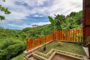 Standard Double Room, 1 King Bed, Patio, Hill View | View from room - Butterfly Bungalows (Penida Island)