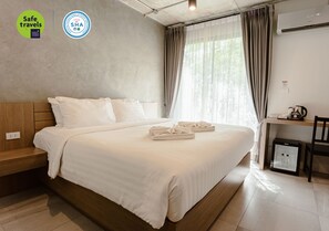 Superior-Doppelzimmer, Gartenblick