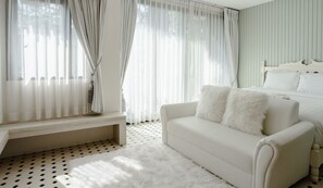 디럭스 더블룸, 정원 전망 | 객실 내 금고, 책상, 암막 커튼, 무료 WiFi