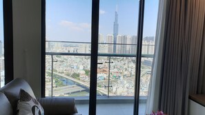 Apartment, 2 Bedrooms (A2-27.04) | Balcony view - Stay In Vietnam Vinhomes Golden River (Ho Chi Minh City)