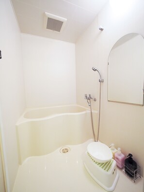Apartment | Bathroom | Separate tub and shower, deep soaking tub, free toiletries, hair dryer