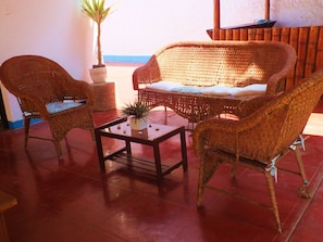 Sala de estar en el lobby