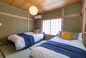 4 habitaciones, wifi gratis y ropa de cama 