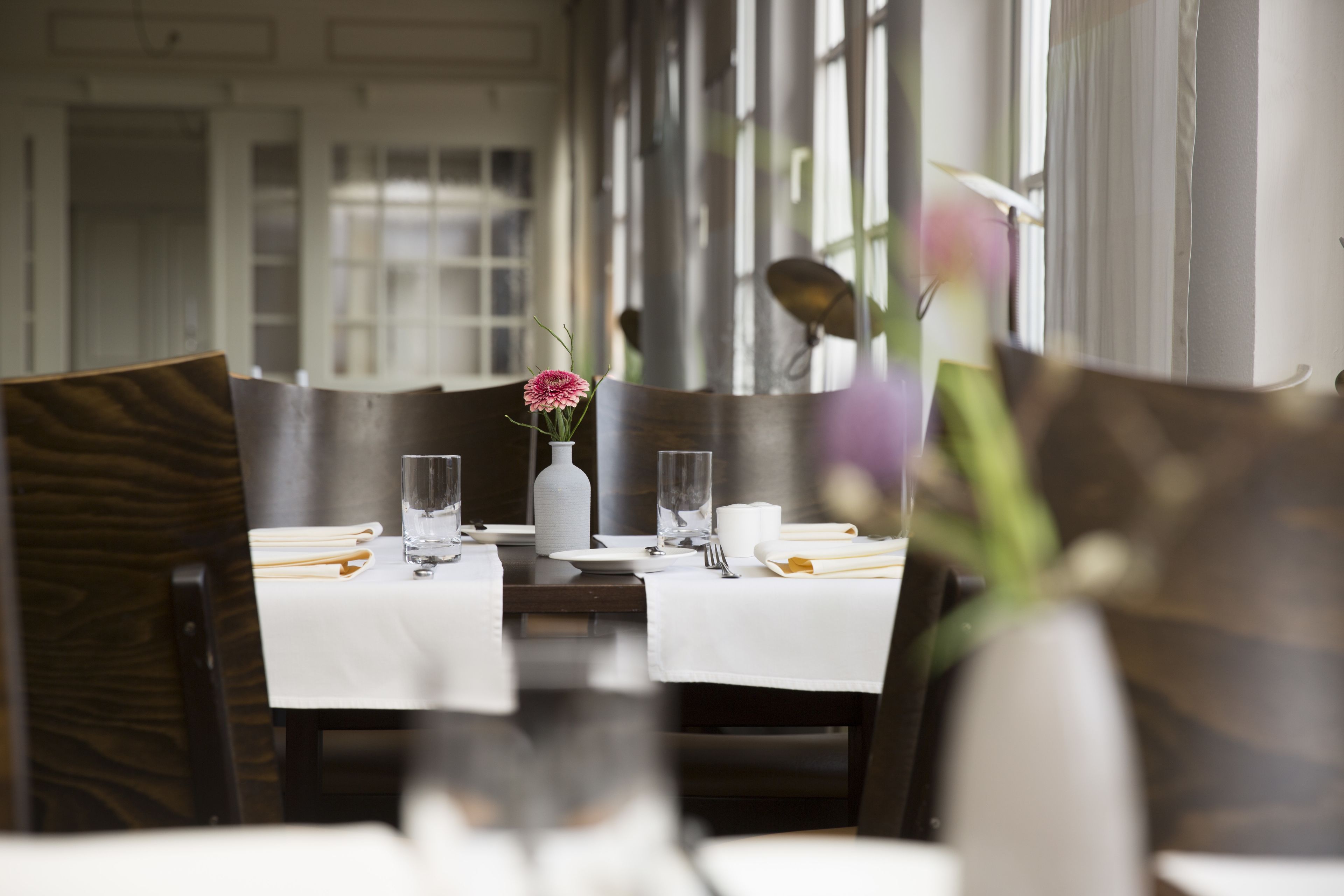 lunch and dinner served, local and international cuisine