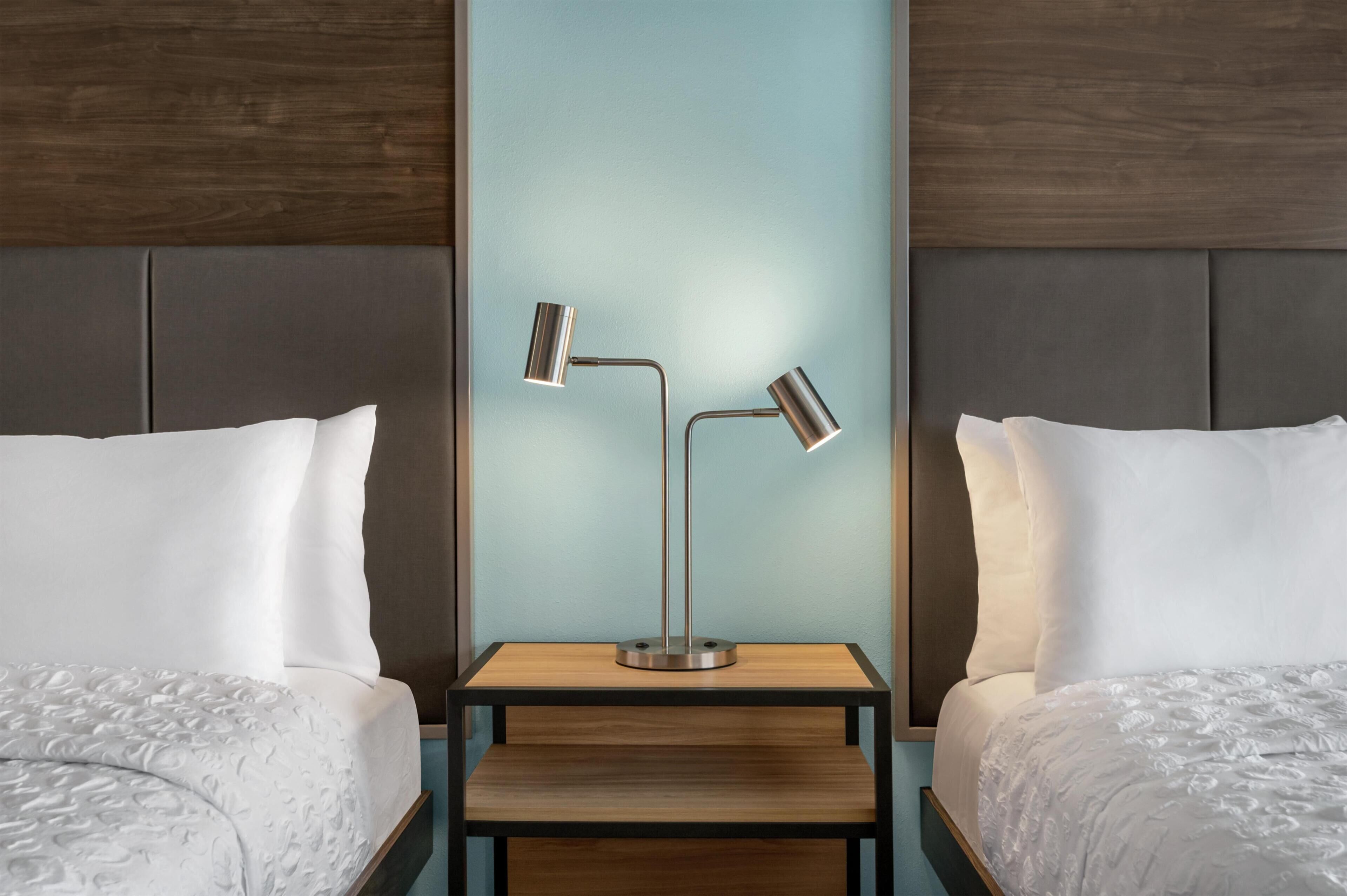 Room, 2 Queen Beds | Premium bedding, desk, laptop workspace, blackout drapes