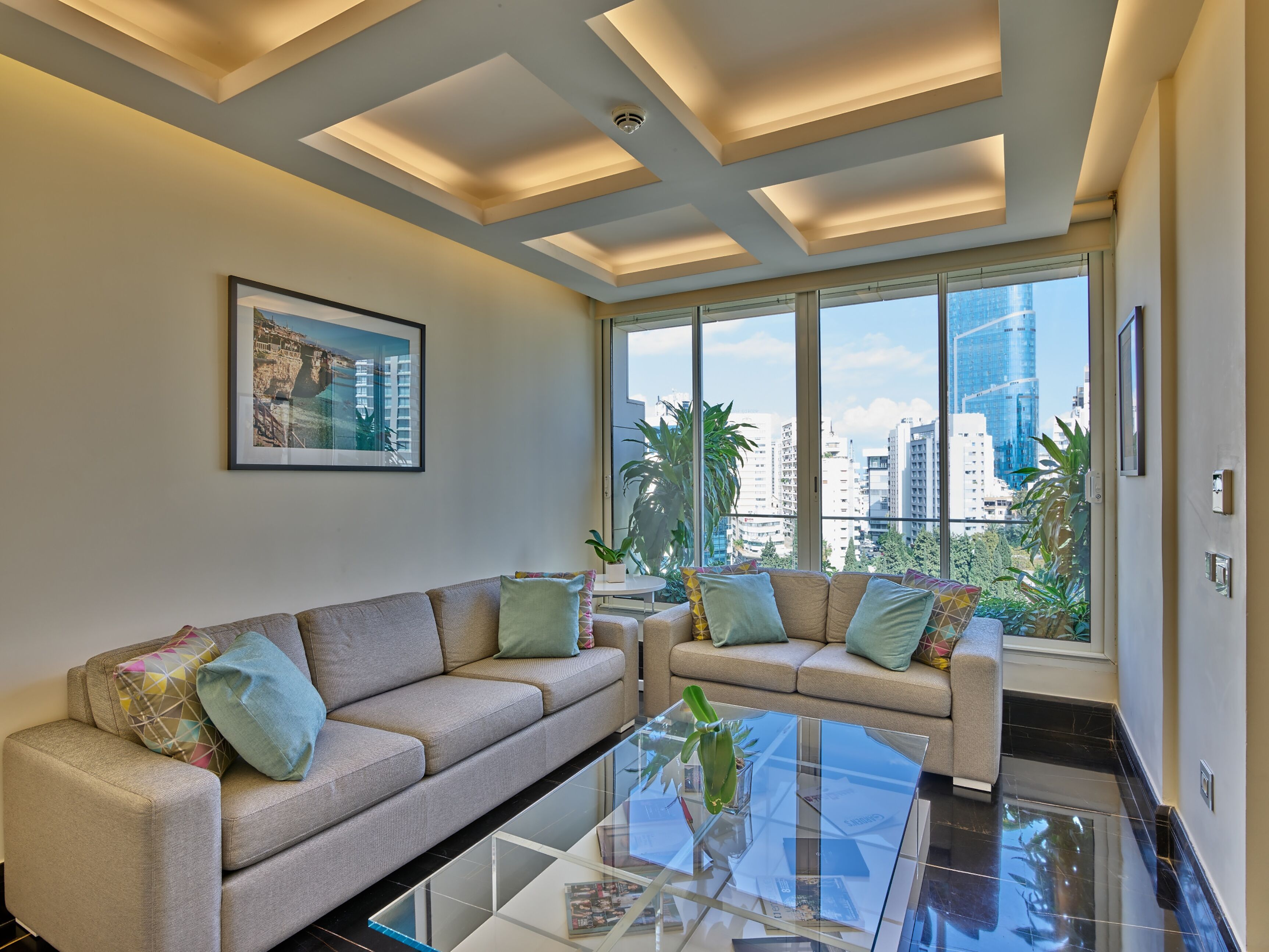 Sodeco Suite | 1 habitación, edredón, minibar y caja de seguridad en la habitación 