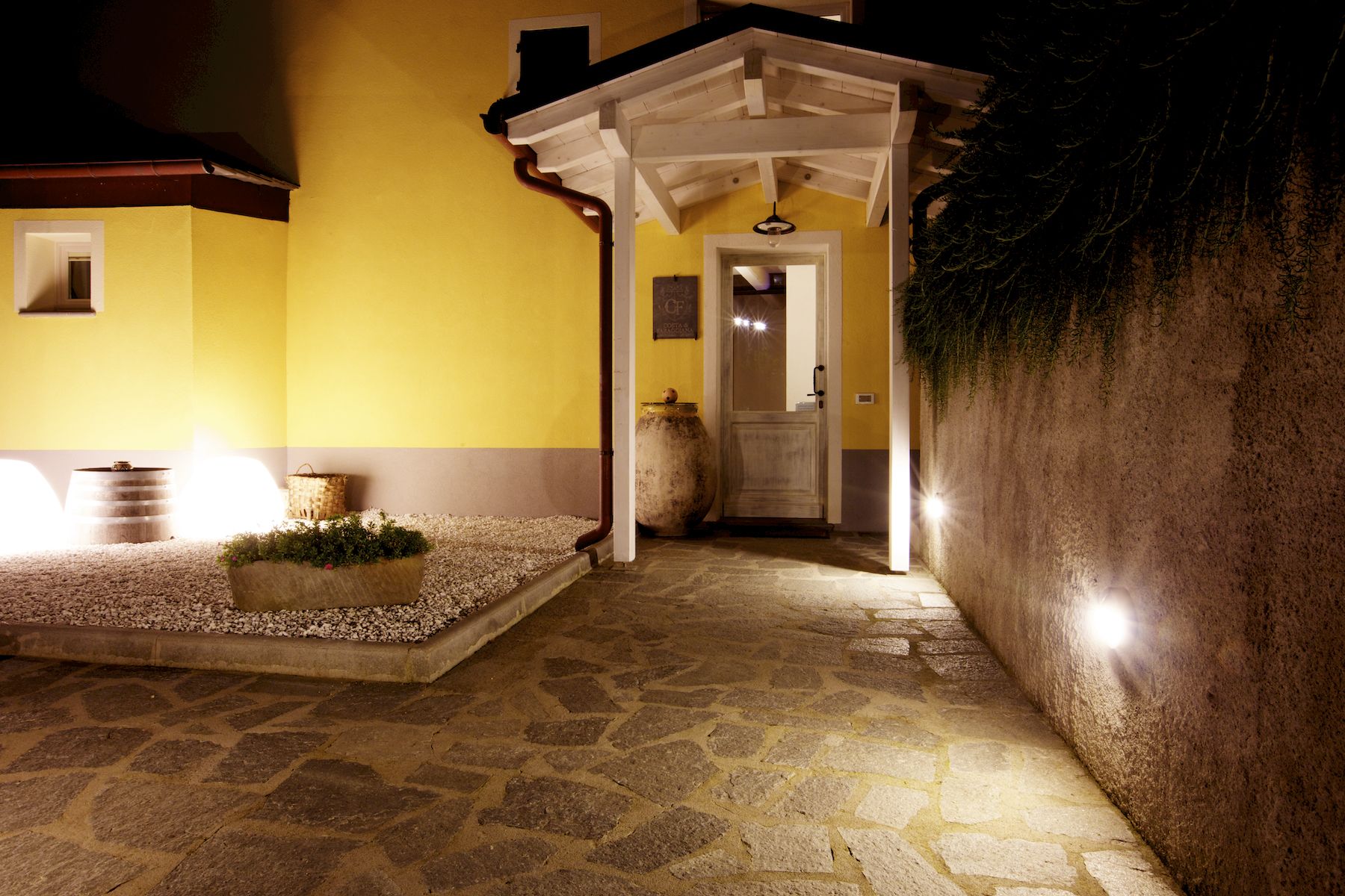 Entrada de la propiedad