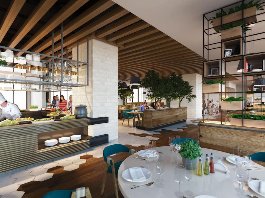 2 restaurantes, café da manhã, culinária internacional