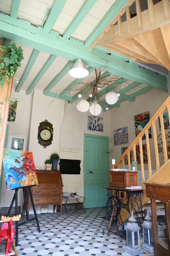 Interior entrance