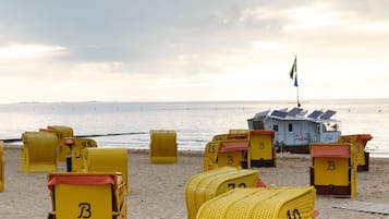 Vlak bij het strand