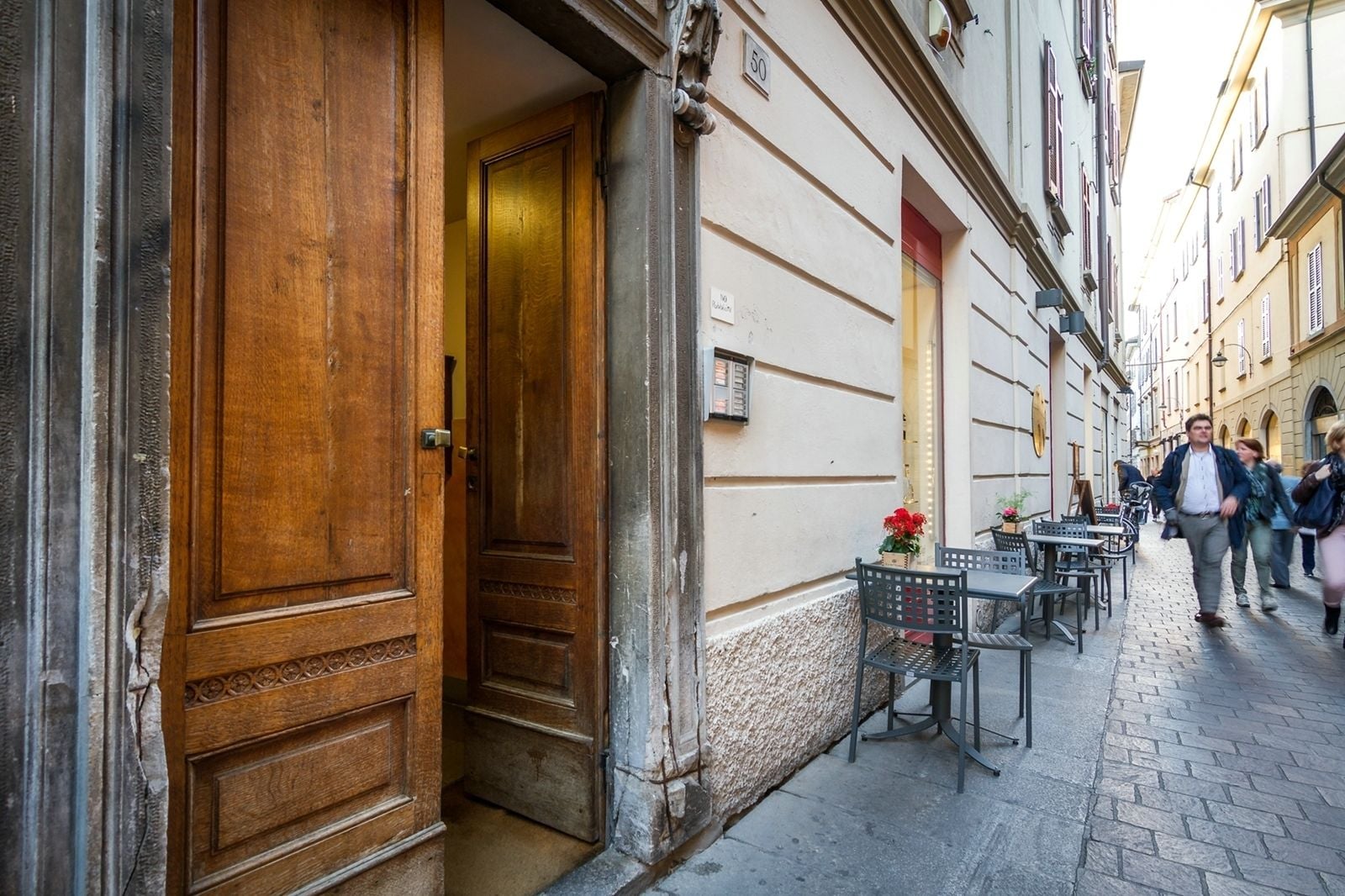 Entrada de la propiedad