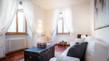 Apartment, 1 Bedroom | Living room | 30-inch flat-screen TV with digital channels, TV