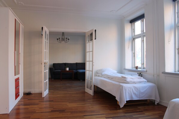 3 bedrooms, hypo-allergenic bedding, desk, iron/ironing board - Frankrigsgade 10 Apartment (Copenhagen)
