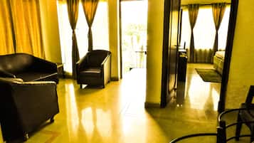 Sala de estar en el lobby