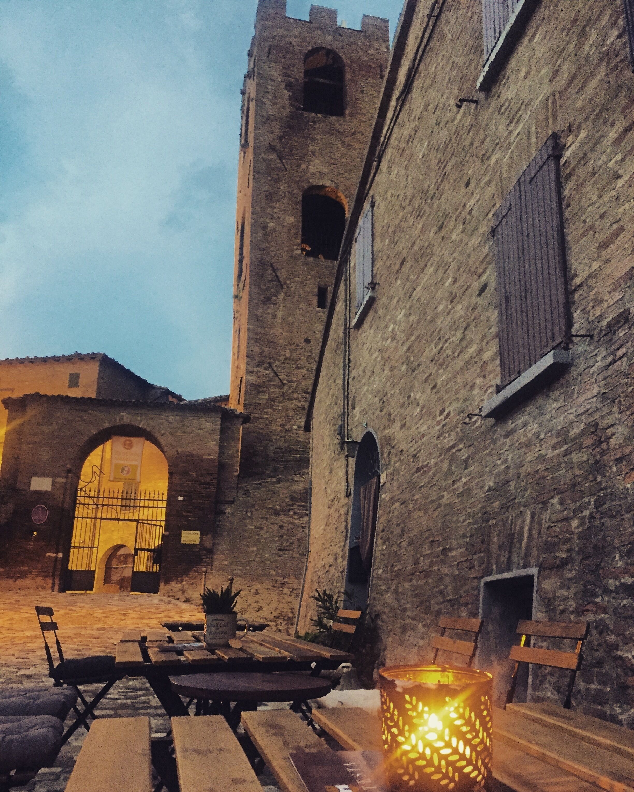 Façade de l’hébergement - soirée/nuit