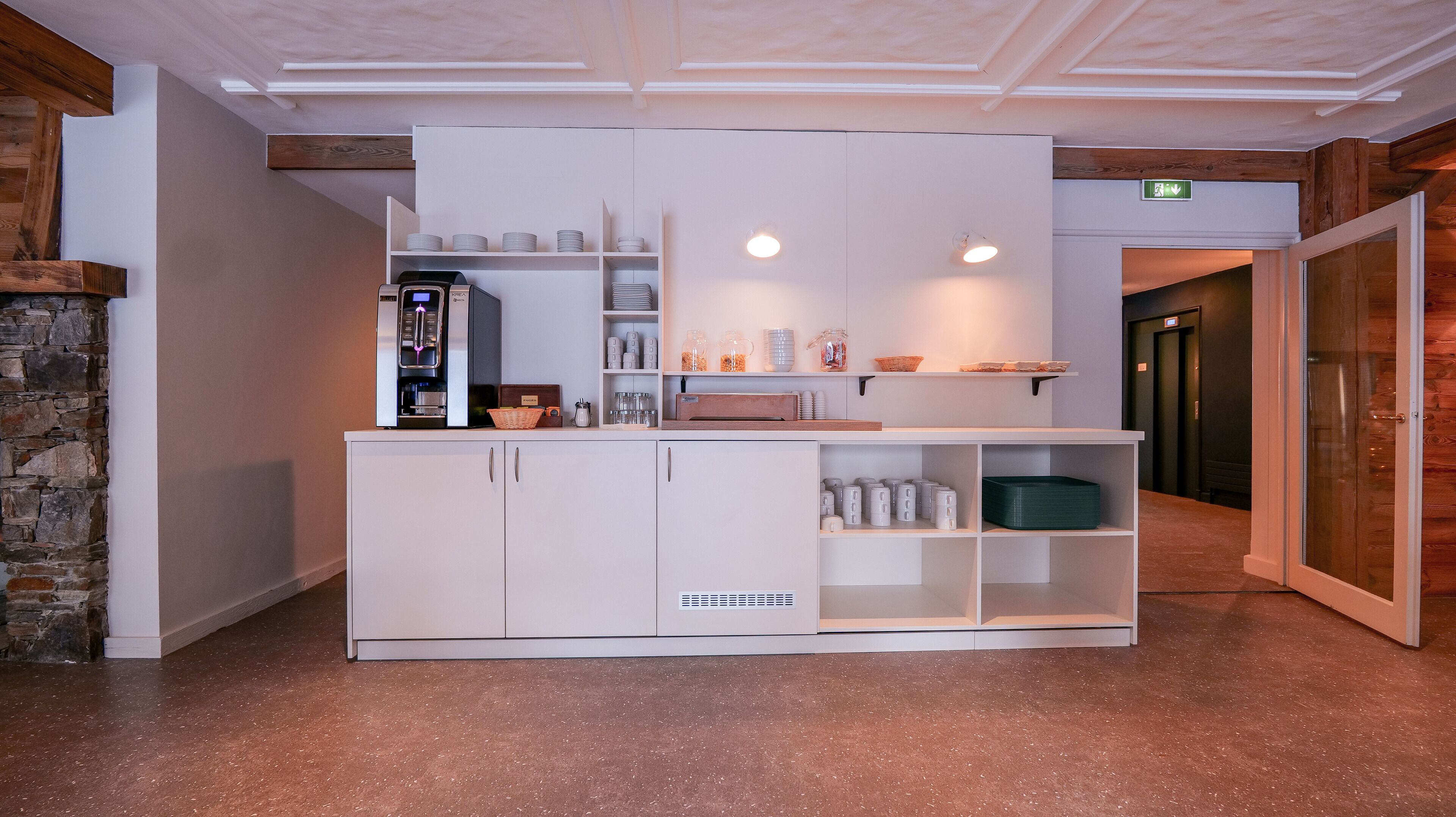 daily buffet breakfast (eur 17 per person)