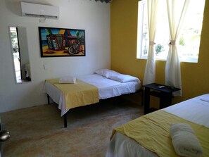 2 bedrooms, individually furnished, free WiFi, bed sheets - Cabaña los Cristales Coveñas (San Antero)